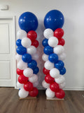 4th of July Spiral Balloon Tower (Set of Two)