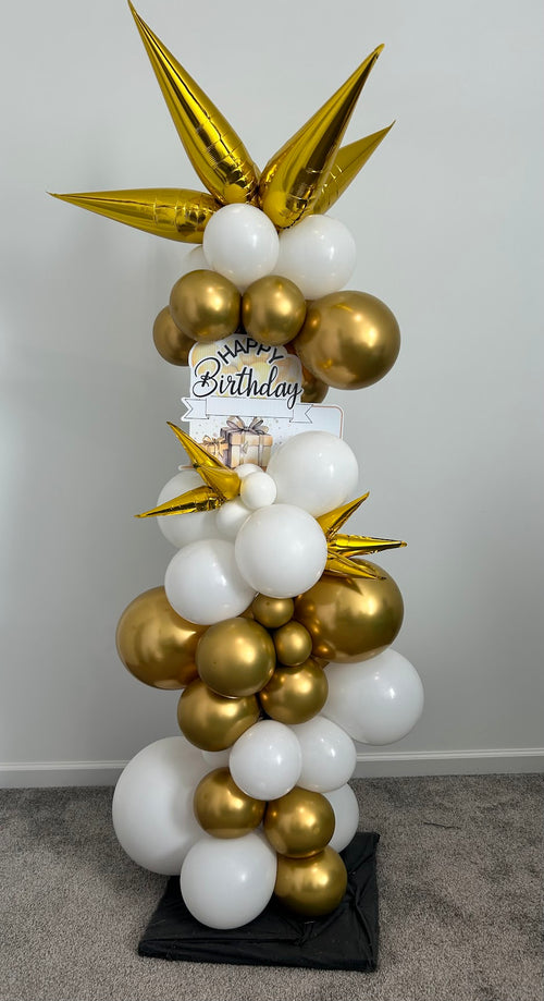 Burst Balloon Sign Tower