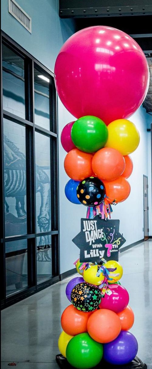 Crazy Balloon Sign Tower